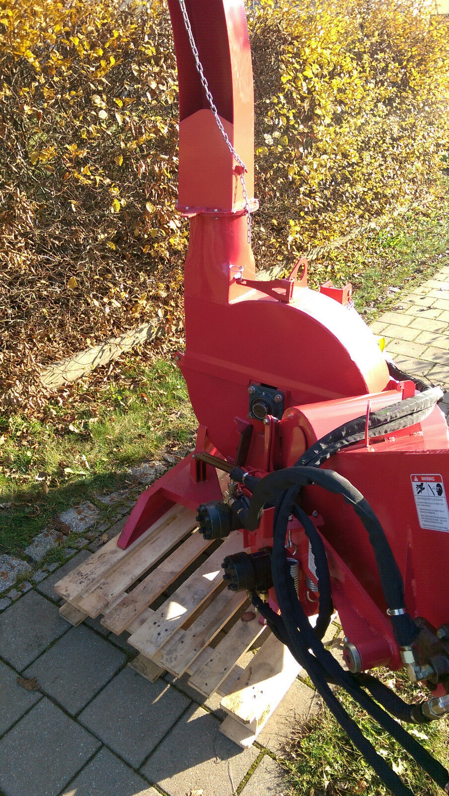 Holzhäcksler BX92 RS Hydraulischer Einzug Holzschredder Mit