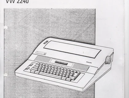 Schreibmaschine mit Speicher