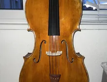 4/4 Cello Sehr Schöne Flammung Aus Musiker Nachlass