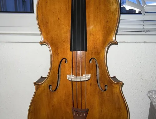 4/4 Cello Sehr Schöne Flammung Aus Musiker Nachlass