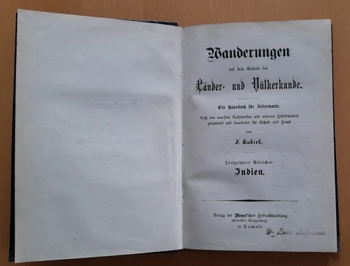 F. Hobirk, Wanderungen auf dem Gebiete der Länder- und Völkerkunde, 1875
