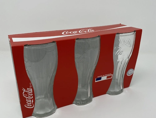 Coca Cola Gläser Bistro 3er Set Retro Neuware