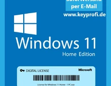 Microsoft Windows 11 Home Vollversion + Lizenz Key Produktschlüssel