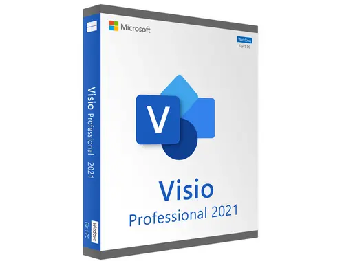 Microsoft Visio 2021 Professional Vollversion + Lizenz Key Produktschlüssel