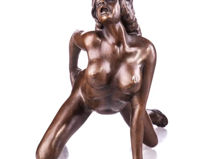 erotische Bronzefigur Weiblicher Akt -Neu 18cm Hoch