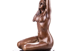 erotische Bronzefigur Weiblicher Akt -Neu 49 cm Hoch