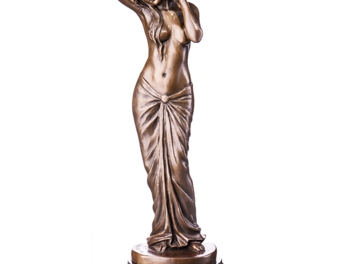 Jugendstil Bronzefigur Weiblicher Akt -Neu 43cm Hoch 219 € Versand möglich