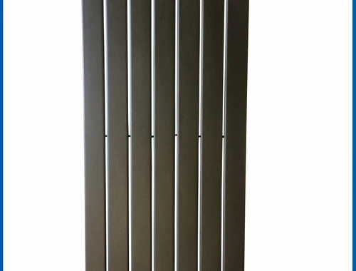 Paneel Heizkörper ARYA Vertikal Singel 528 x 1600 mm. Schwarz