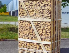 Brennholz in Scheiten oder gespalten in verschiedenen Längen 25 € pro Ster.