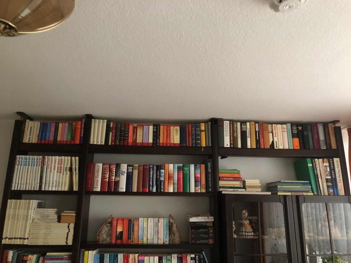 Schrankwand aus Eichenholz von 1990