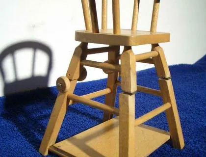 Puppenhochstuhl Holz Puppen Stuhl Hochstuhl klappbar