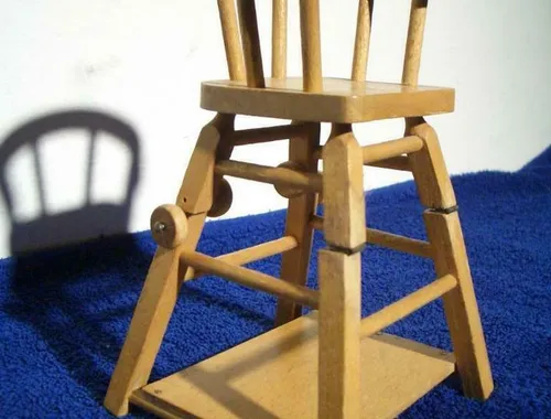 Puppenhochstuhl Holz Puppen Stuhl Hochstuhl klappbar
