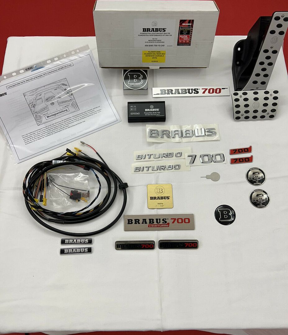 MERCEDES G 63 AMG W464 BRABUS POWERXTRA B-40 700 LEISTUNGSSTEIGERUNG WIE NEU