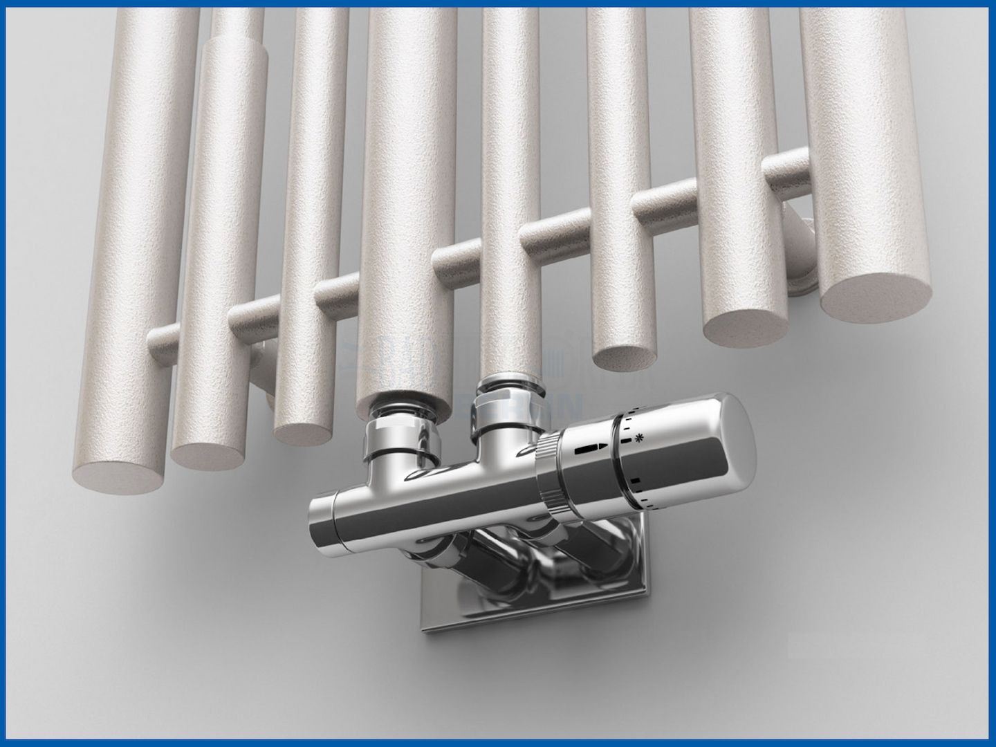 EXCELLENCE Set Thermostat Verbund Ventil Chrom Multiblock