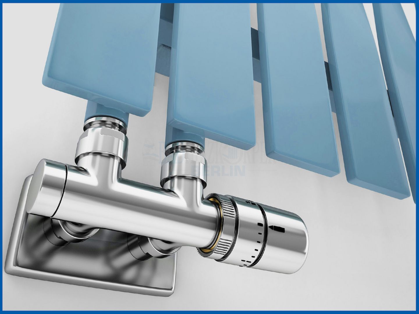 EXCELLENCE Set Thermostat Verbund Ventil Chrom Multiblock