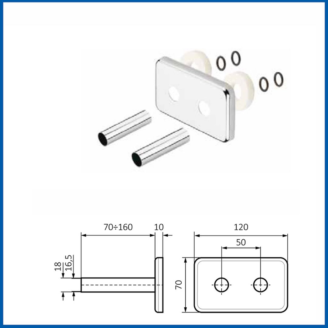 JUMBO Multiblock mit Anschlussmöglichkeit für eine Heizpatrone