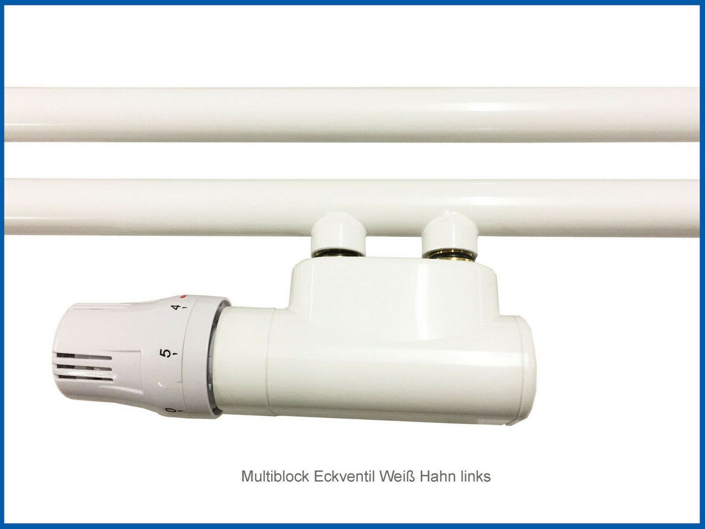 ALBA Multiblock Anschlussarmatur Set, Chrom oder Weiß Eck Ventil