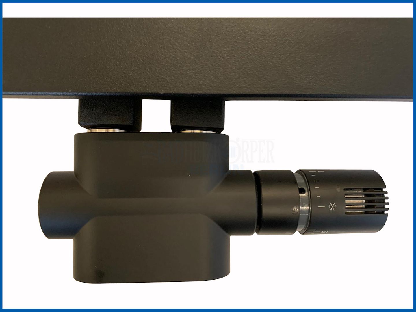 MILANO Multiblock Anschlussarmatur SET Schwarz Messing Ventil