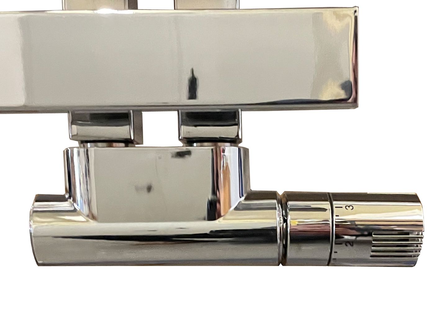 MILANO Multiblock Anschlussarmatur SET Chrom Messing Ventil