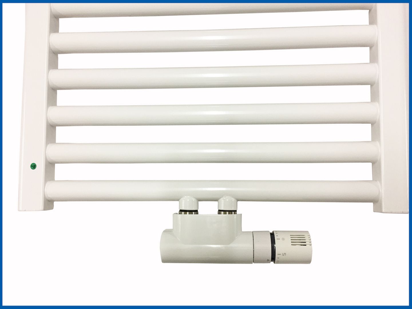 MILANO Multiblock Anschlussarmatur SET Weiß Messing Ventil