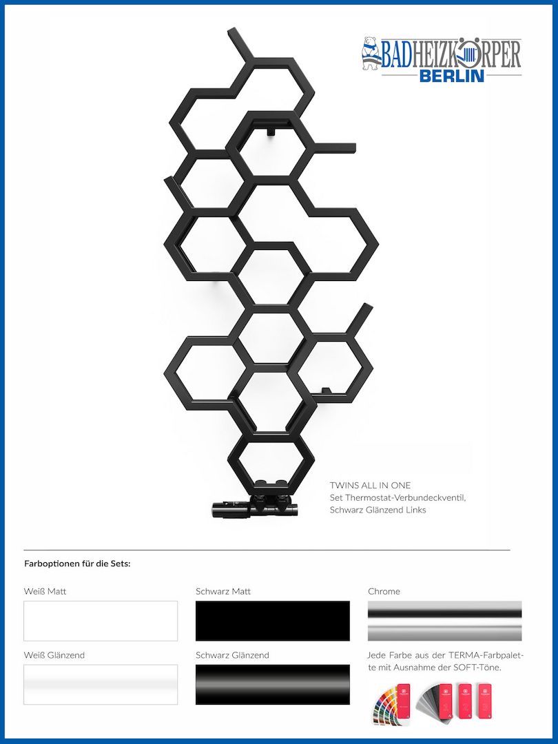 TWINS ALL IN ONE Thermostat Verbundeckventil Set Multiblock Venti