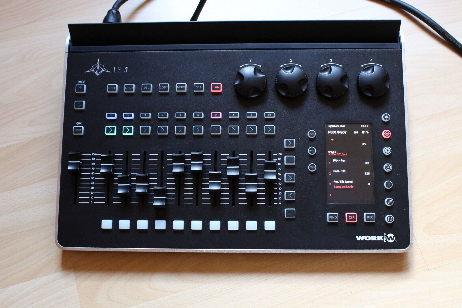 Work LightShark LS-1 Profi DMX Pult Controller Digital Super