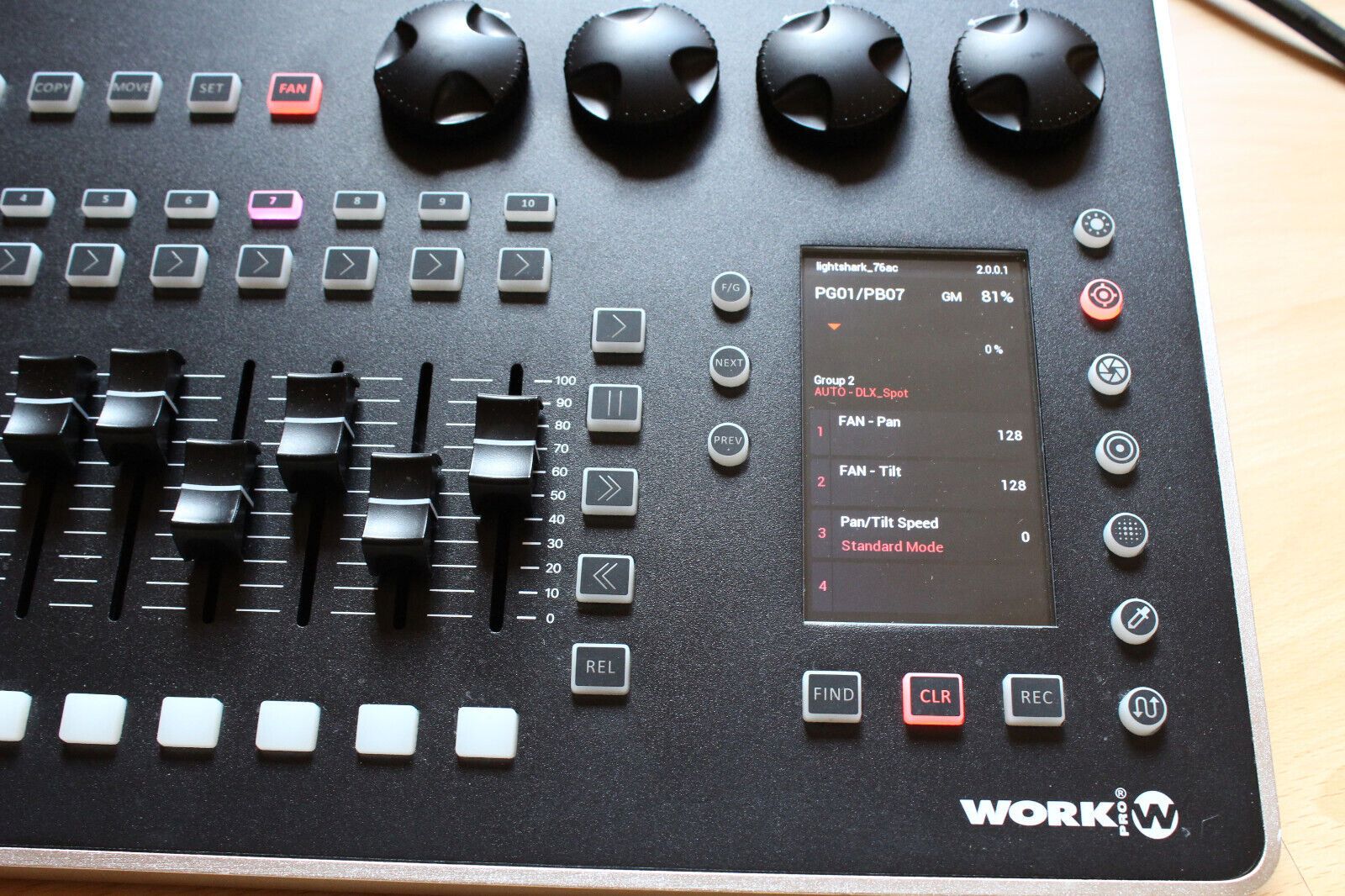 Work LightShark LS-1 Profi DMX Pult Controller Digital Super
