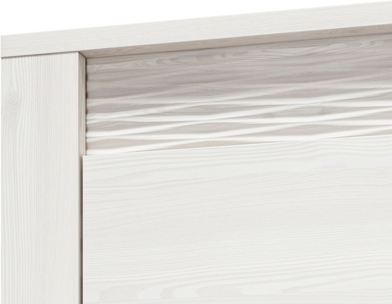 Zweitüriger Kleiderschrank mit Fächer CLERMONT 02 laminierte Platte Breite 55cm