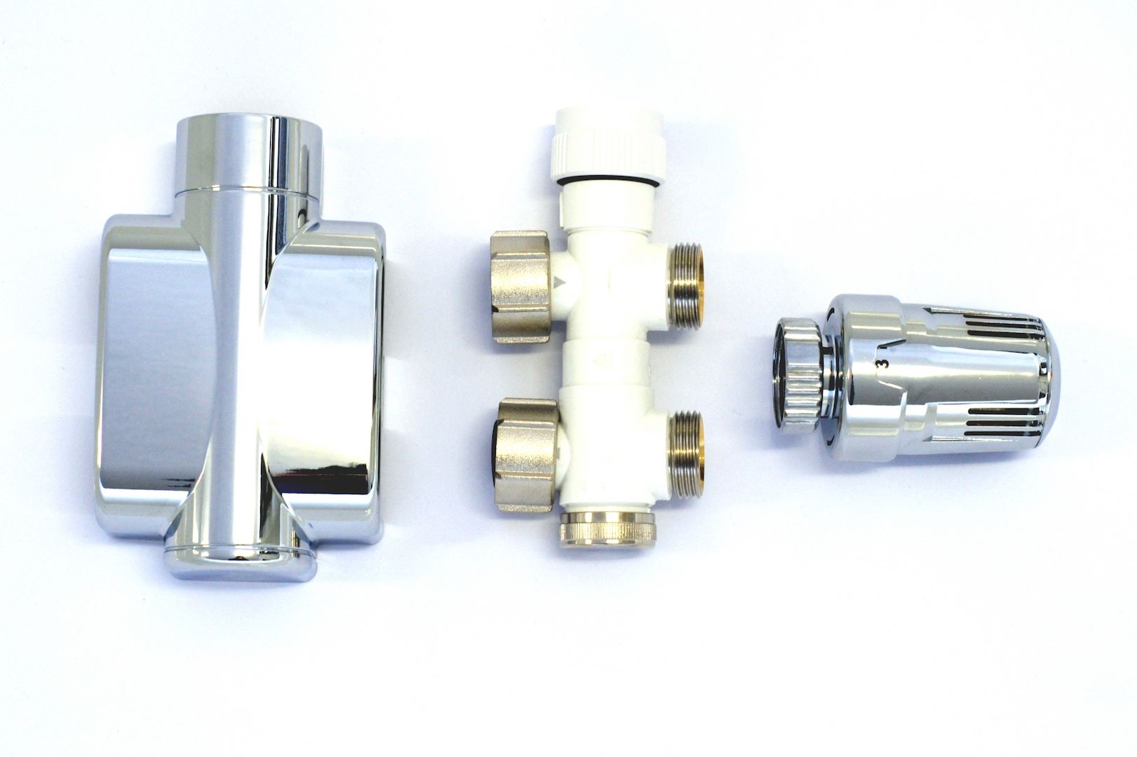 ALBA Multiblock Anschlussarmatur Set Durchgang Ventil