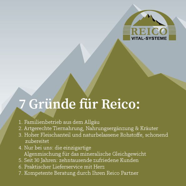 Reico Kostenlose Futterberatung
