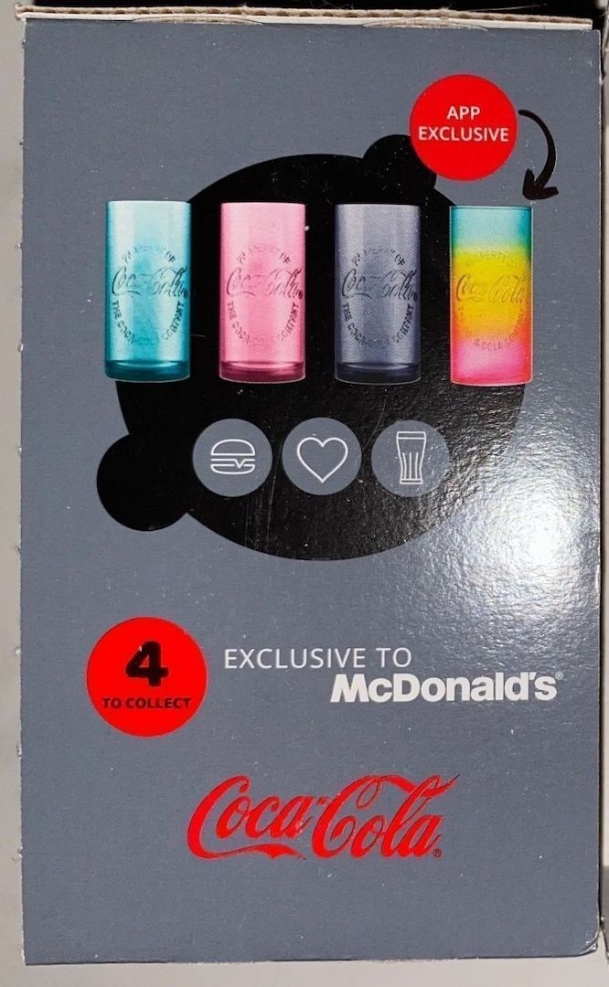NEU ⭐ Mc Donalds SCHWEIZ ❤️ Coca Cola Glas Limited Edition 2021