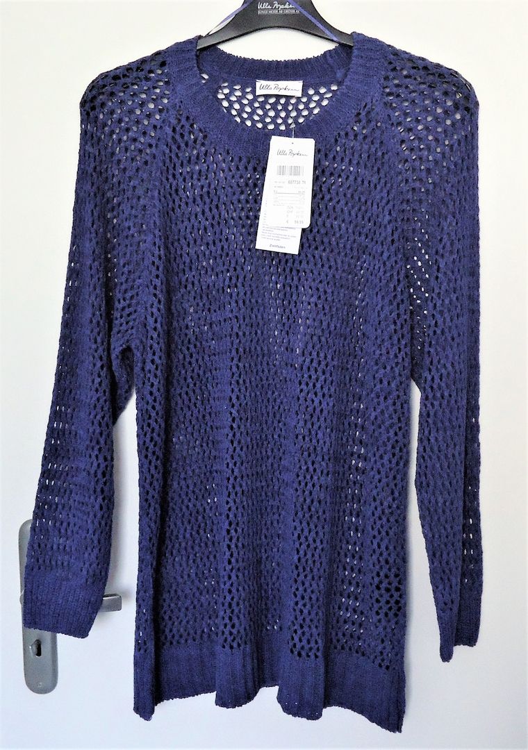 NEU ❤️ Ulla Popken - Loch Strick Pullover ⭐ Gr 46 48 ❤️ NP 59,95