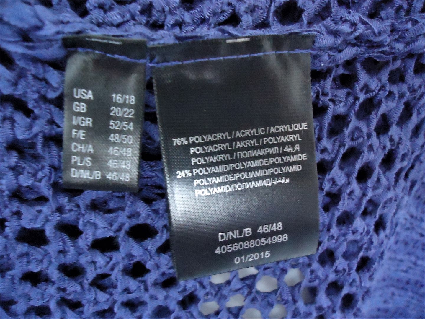 NEU ❤️ Ulla Popken - Loch Strick Pullover ⭐ Gr 46 48 ❤️ NP 59,95