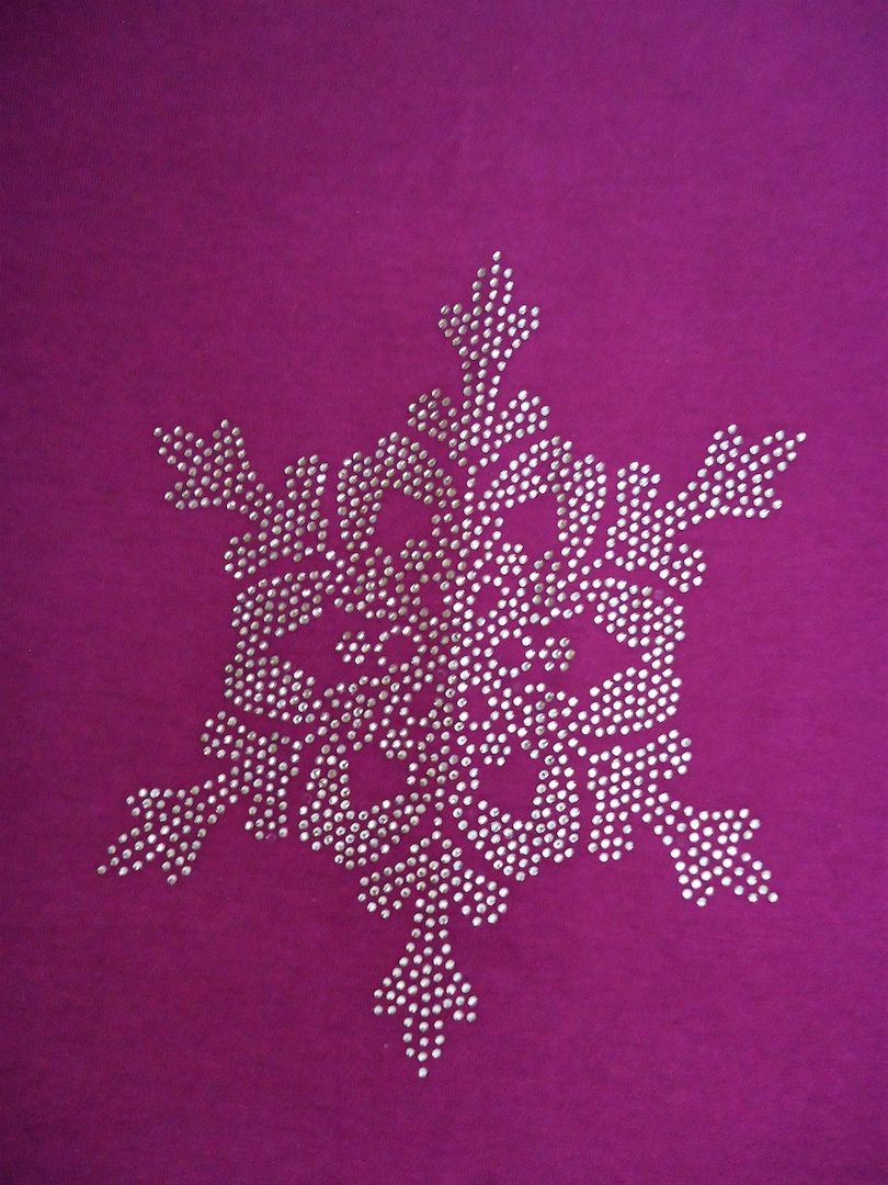 NEUwertig Ulla Popken ⭐ Shirt - Schneeflocke - Strass ❤️Gr 50 52