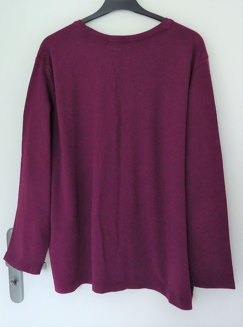 NEUwertig Ulla Popken ⭐ Shirt - Schneeflocke - Strass ❤️Gr 50 52