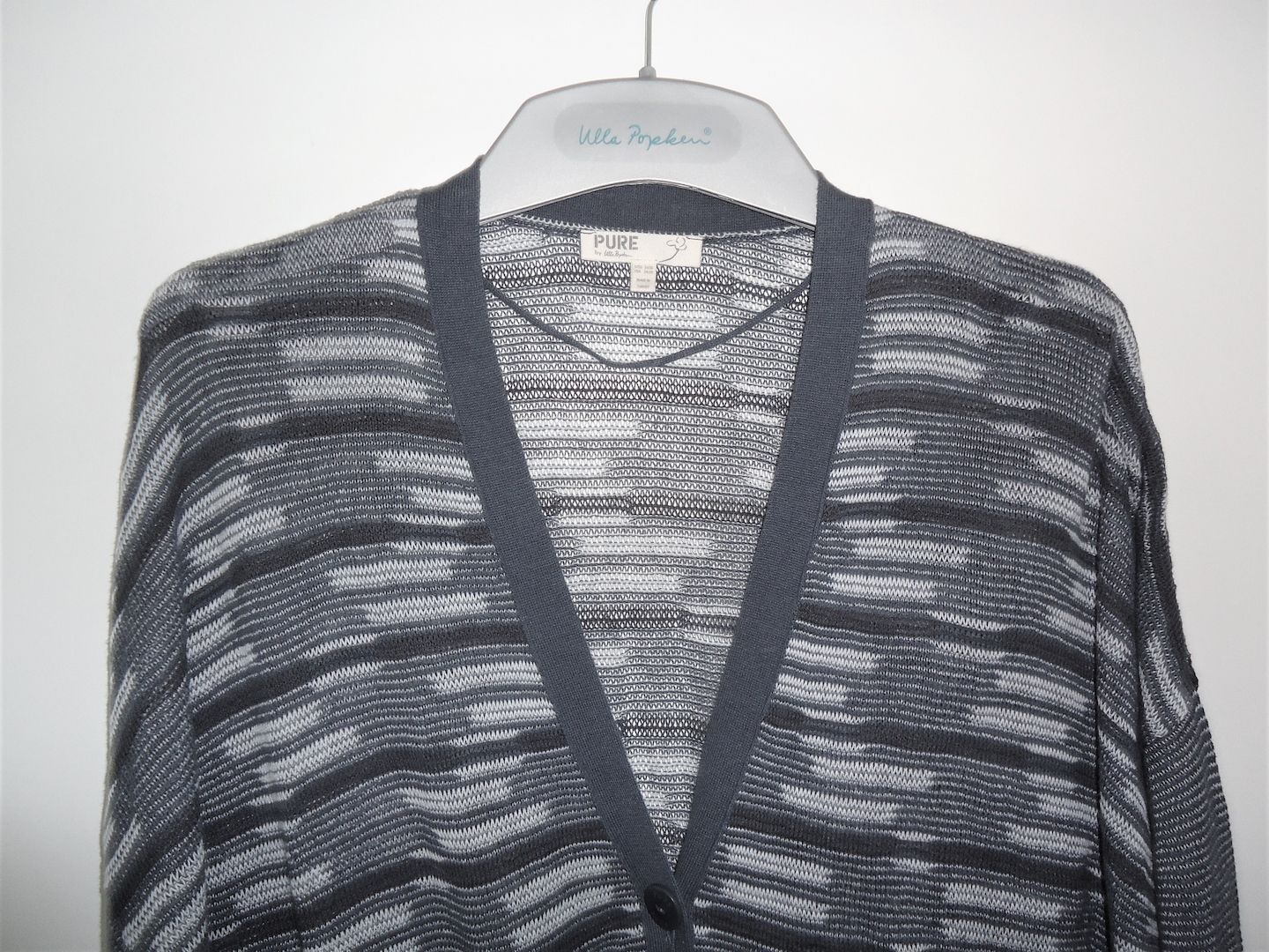 NEU ❤️ Ulla Popken PURE Cardigan ⭐ Baummwoll Strick ❤️ Gr 54 56