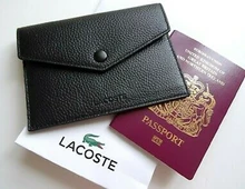 NEU ⭐ Lacoste Passport Holder Etui Reisepass ❤️ Hülle Leder