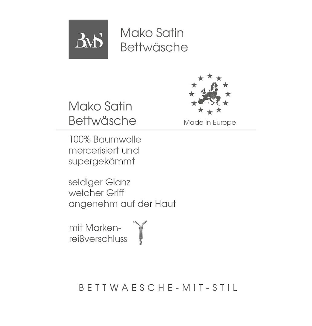 NEU ⭐ Seitenschläferkissen Bezug Kissenbezug - Petrol - Mako-Satin BW ❤️ 40x145 cm von BMS