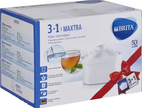 NEU ⭐ 4 Brita Maxtra Filterkartuschen ❤️ mit KRUG (grau) s.g. Zustand ⭐