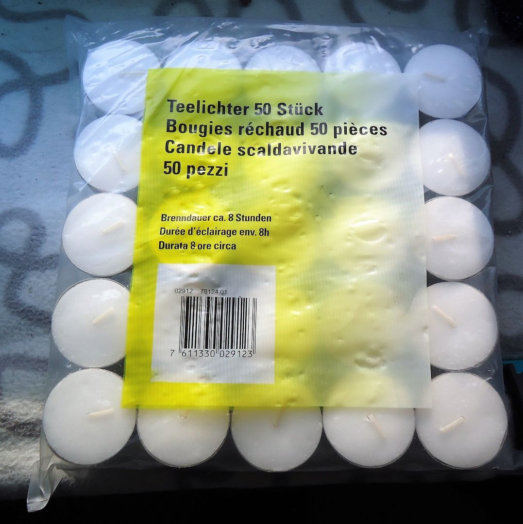 ⭐50 Teelichter mit 💕 8 Stunden Brenndauer ⭐ 50 Stück