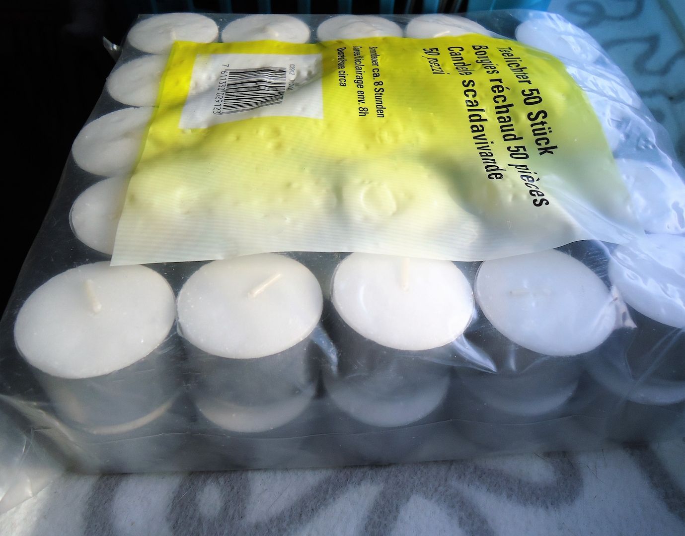 ⭐50 Teelichter mit 💕 8 Stunden Brenndauer ⭐ 50 Stück