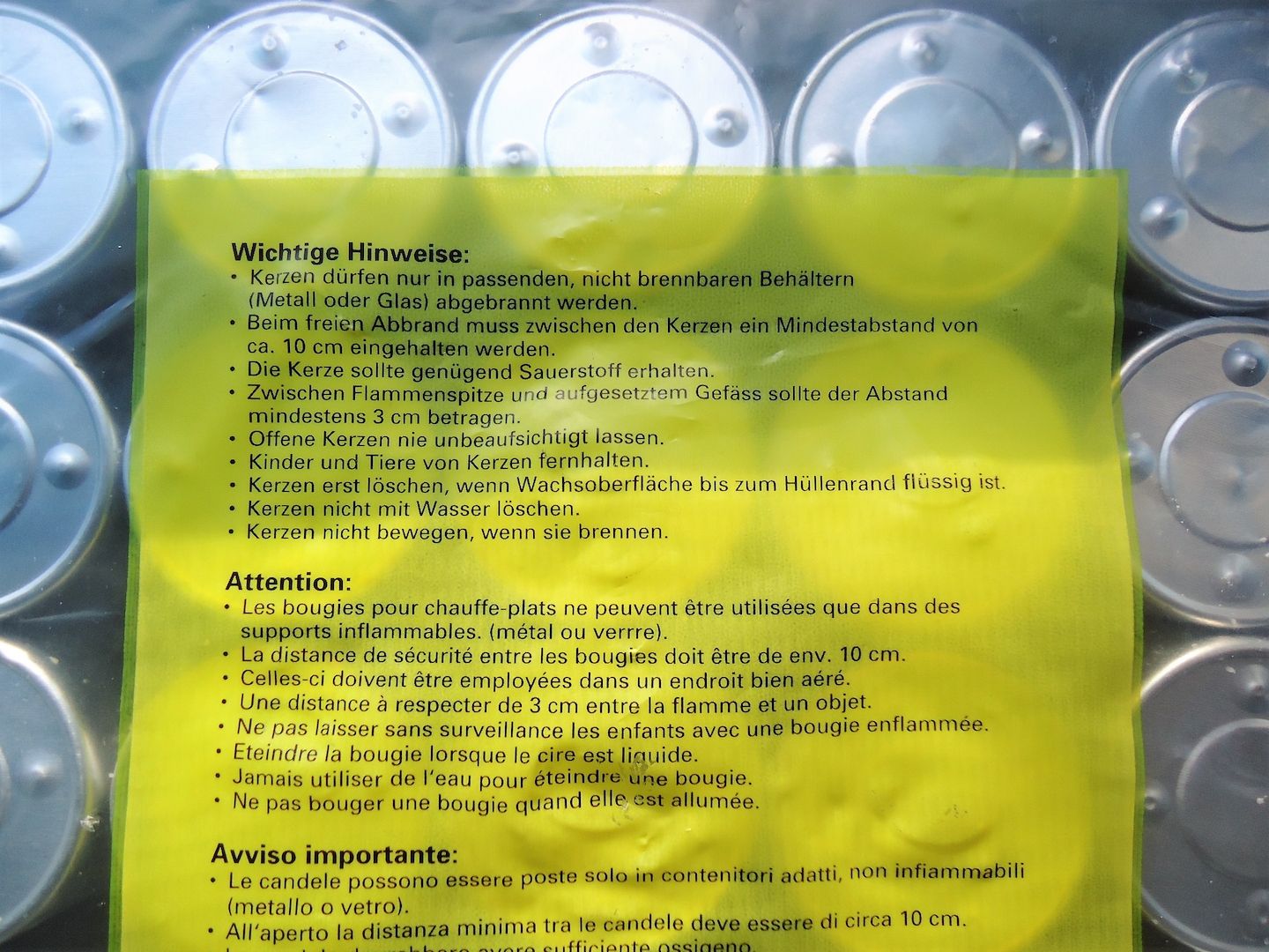 ⭐50 Teelichter mit 💕 8 Stunden Brenndauer ⭐ 50 Stück