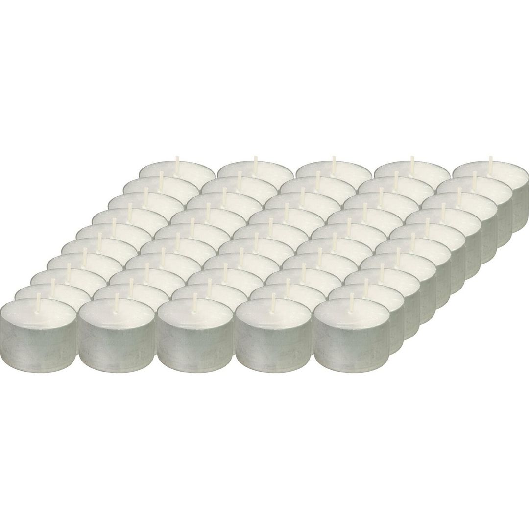 ⭐50 Teelichter mit 💕 8 Stunden Brenndauer ⭐ 50 Stück