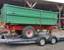 Transport Land.- Agra.- Maschinen Traktoren Ladewagen Heuwender Schwader Miststreuer usw.