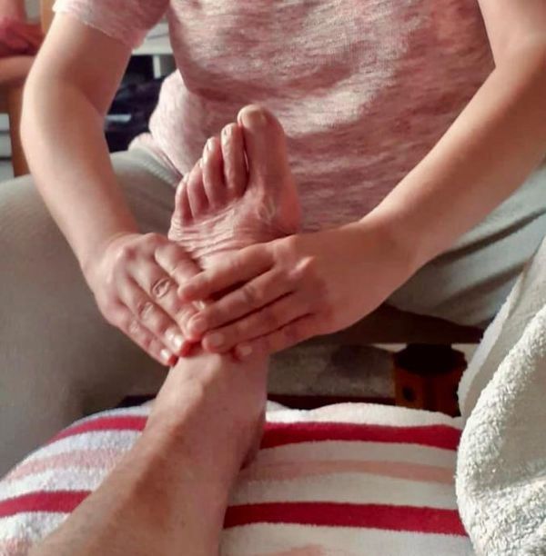 mobile Fussmassage