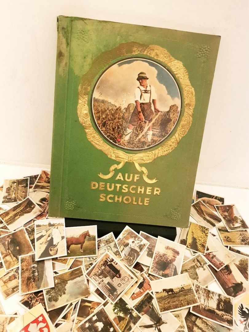 Sammelalbum ,,Auf Deutscher Scholle 1935er Jahre mit 268 Bildern