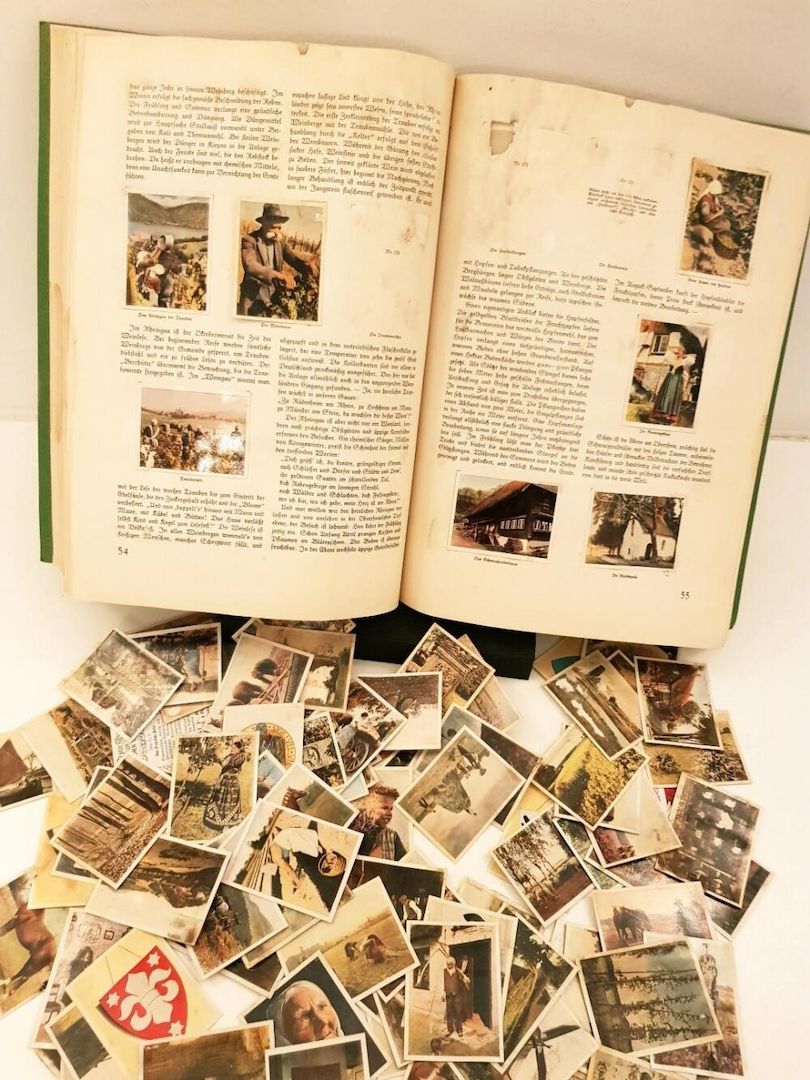 Sammelalbum ,,Auf Deutscher Scholle 1935er Jahre mit 268 Bildern