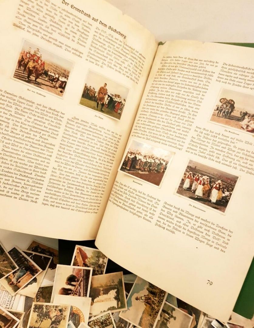 Sammelalbum ,,Auf Deutscher Scholle 1935er Jahre mit 268 Bildern