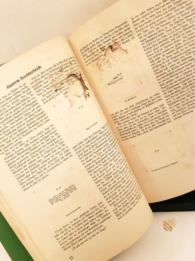 Sammelalbum ,,Auf Deutscher Scholle 1935er Jahre mit 268 Bildern