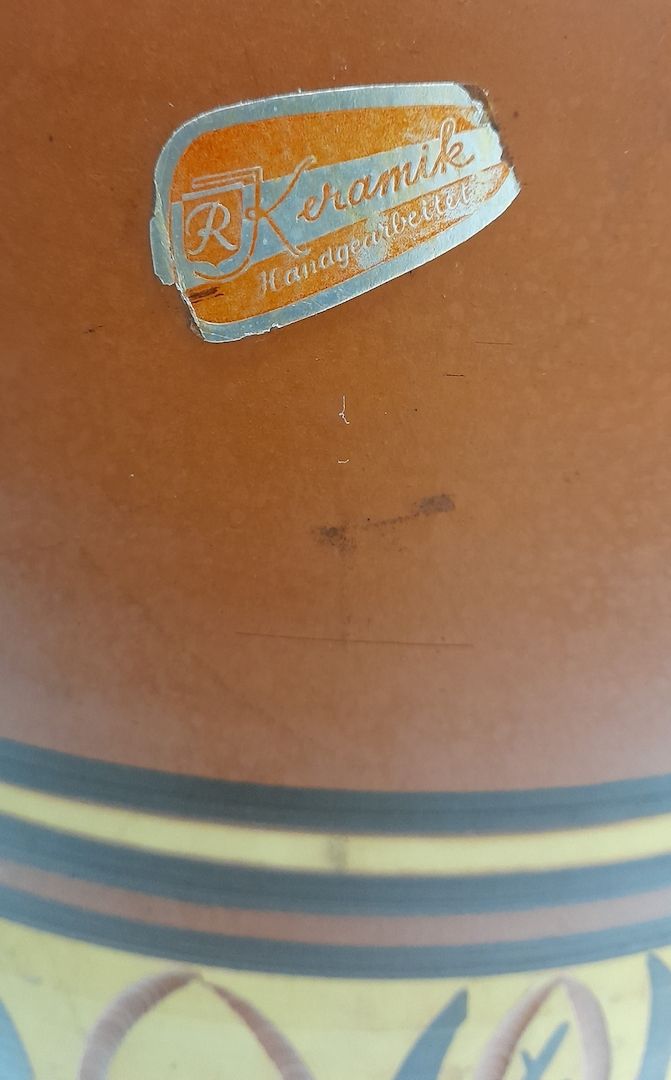 Bodenvase, Keramik terracotta/ Ton, Handarbeit